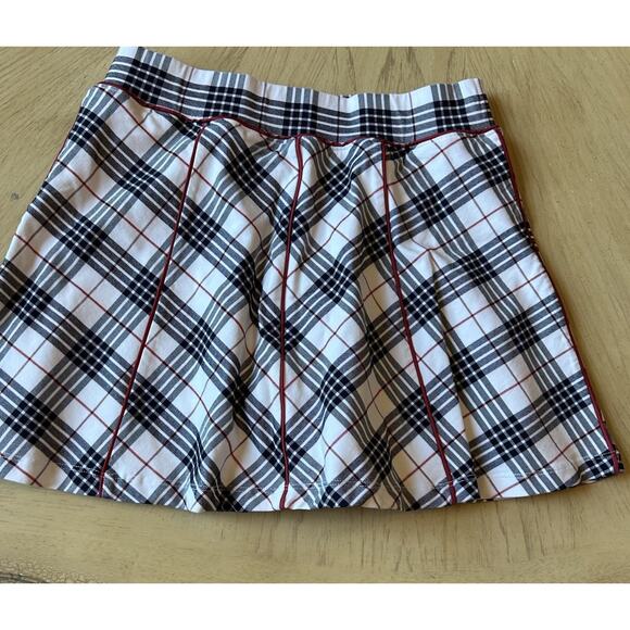 Tuckernuck Plaid Tennis Skirt Skort Mini PICKLEBALL CLUELESS RED SMALL - Picture 6 of 12